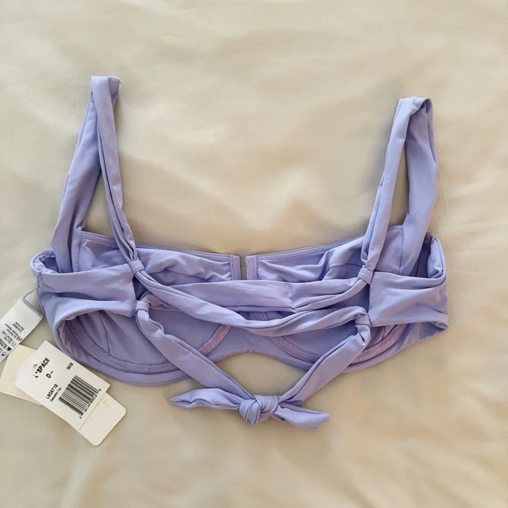 L*Space NWT Nancy Lee Bikini Bottom Bitsy Size L and Camellia top Wisteria L